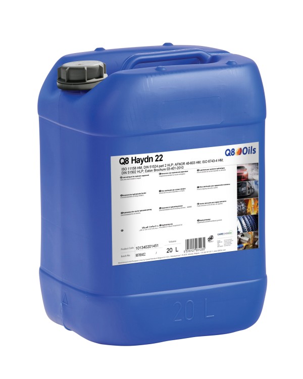 Гидравлическое масло Q8 HAYDN ISO 22 20 л