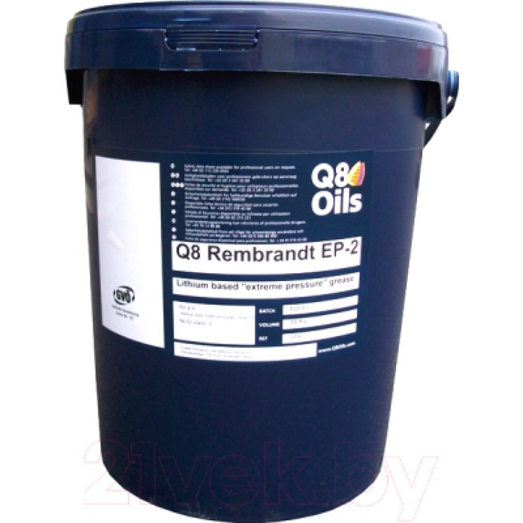  Пластичная смазка Q8 REMBRANDT EP 2 18 кг
